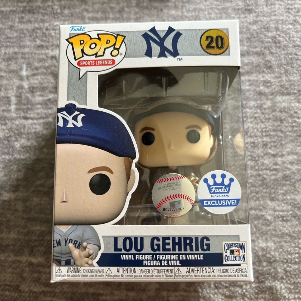Funko Pop! Lou Gehrig Vinyl Figure - Exclusive